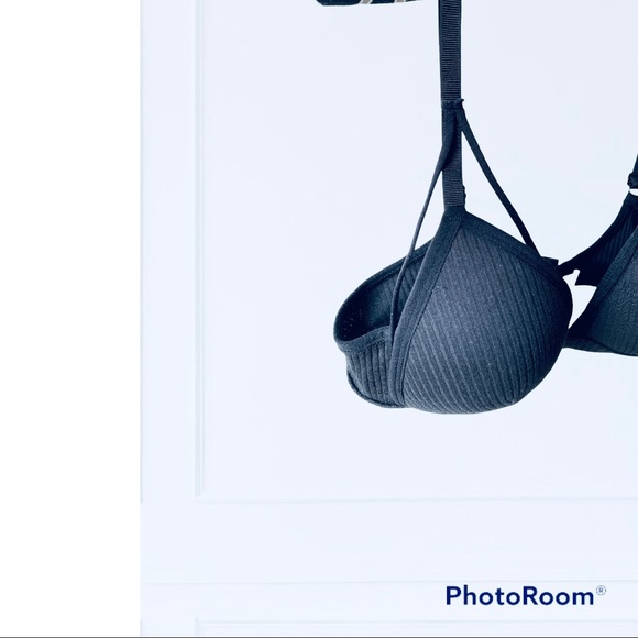 New WIRELESS Cotton Push-up Bra in Black - Picture 11 of 13
